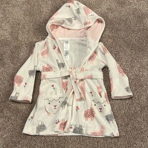 Carter’s Just One You lama robe. 0-9 months